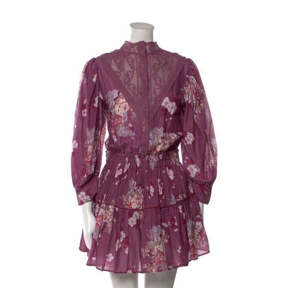 🎀 LoveSchackFancy Viola Floral Lace Print Mini Dress 🎀 - Picture 3 of 10